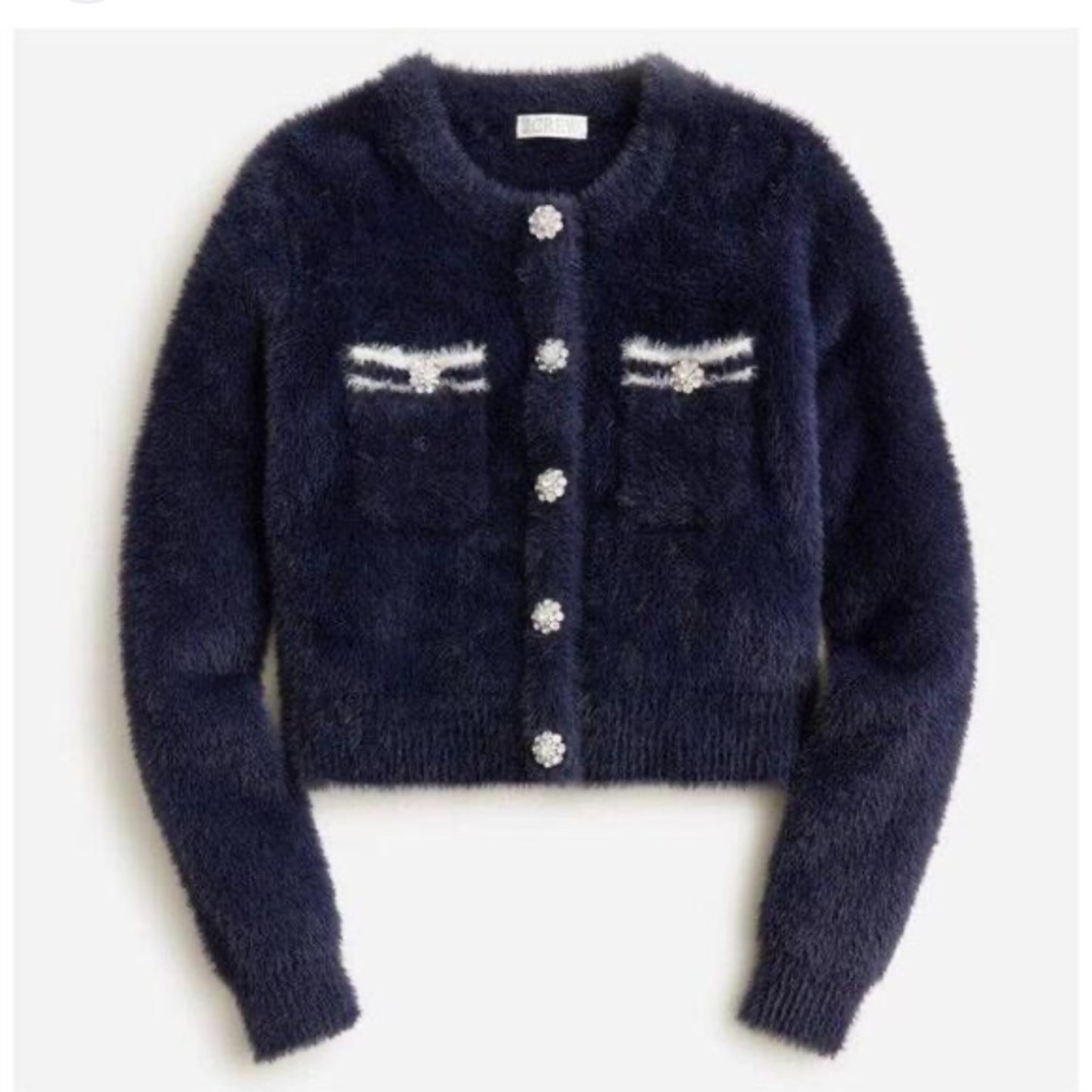 J. Crew | Sweater lady jacket in brushed yarn
